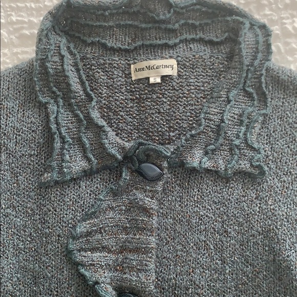 Anne Mcartney cotton sweater💚💙 - Picture 2 of 4